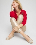Chicos Olympia Pearl Ballet Flats - GOLD Chicos Olympia Pearl Ballet Flats - GOLD