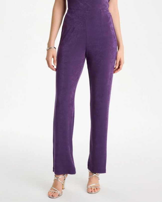 Chicos Travelers™ No Tummy Pants - RICH AMETHYST