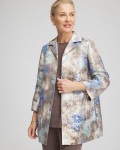 Chicos Travelers™ Collection Watercolor Jacquard Jacket - WALNUT Chicos Travelers™ Collection Watercolor Jacquard Jacket - WALNUT