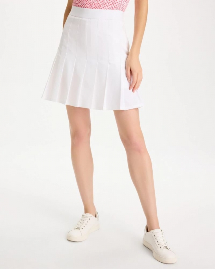 Chicos Zenergy® UPF Pleated Skort - ALABASTER