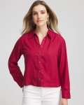 Chicos Tencel™ Classic Fit Shirt - RUSSET RED Chicos Tencel™ Classic Fit Shirt - RUSSET RED