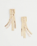 Chicos Snake Chain Linear Earrings - GOLD Chicos Snake Chain Linear Earrings - GOLD