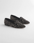 Chicos Gwyn Art Deco Beaded Flats - BLACK Chicos Gwyn Art Deco Beaded Flats - BLACK