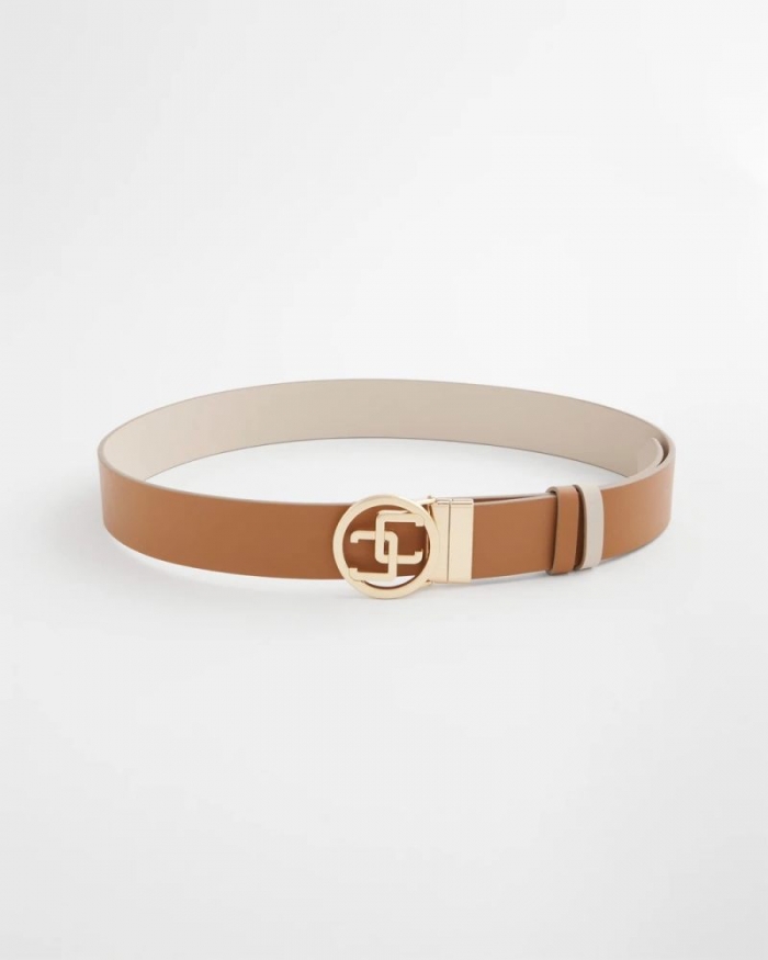 Chicos CC Reversible Double Keeper Belt - NEUTRAL