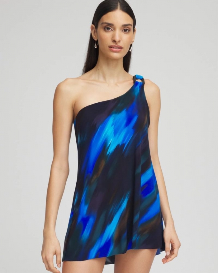Chicos Magicsuit® Swipe Right Amal One Piece Swimsuit - BLACK/MULTI