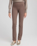 Chicos Juliet Embellished Pants - WARM MOCHA Chicos Juliet Embellished Pants - WARM MOCHA