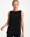 Chicos Travelers™ Classic Side-Slit Tank - TRAVELERS BLACK Chicos Travelers™ Classic Side-Slit Tank - TRAVELERS BLACK