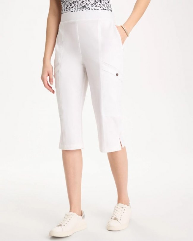 Chicos Zenergy® UPF Pedal Pusher Pants - ALABASTER