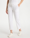 Chicos Zenergy® Crosshatch Knit Cropped Pants - ALABASTER