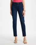 Chicos Girlfriend Slim Ankle Jeans - DARK SAPPHIRE INDIGO Chicos Girlfriend Slim Ankle Jeans - DARK SAPPHIRE INDIGO