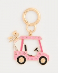 Chicos Pink Enamel Golf Cart Bag Charm - PINK Chicos Pink Enamel Golf Cart Bag Charm - PINK