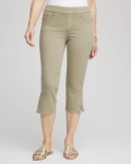 Chicos 19" Pull-on Capri Jeans - WASHED SAGE
