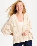 Chicos Cotton Crochet Kimono - NEUTRAL Chicos Cotton Crochet Kimono - NEUTRAL