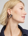 Chicos Tortoise Floral Stud Earrings - NEUTRAL Chicos Tortoise Floral Stud Earrings - NEUTRAL