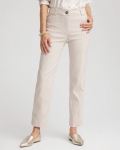 Chicos Emme Straight Ankle Pants - SMOKEY TAUPE Chicos Emme Straight Ankle Pants - SMOKEY TAUPE