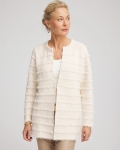 Chicos Fringe Ottoman Knit Cardigan - ENGLISH CREAM Chicos Fringe Ottoman Knit Cardigan - ENGLISH CREAM
