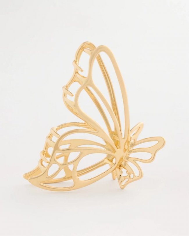 Chicos Butterfly Hair Clip - GOLD