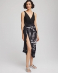 Chicos Magicsuit® Hearts of Palm Pareo - BLACK/MULTI Chicos Magicsuit® Hearts of Palm Pareo - BLACK/MULTI