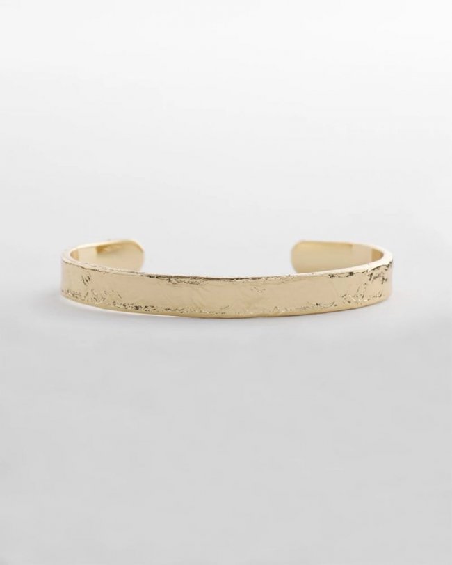 Chicos Goldtone Flexible Cuff Bracelet - GOLD