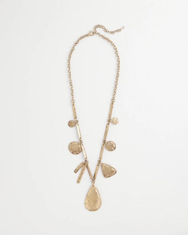 Chicos Ash Gold Collection Charm Necklace - GOLD