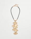 Chicos Chico's Originals Gold Ginkgo Pendant Necklace - GOLD Chicos Chico's Originals Gold Ginkgo Pendant Necklace - GOLD