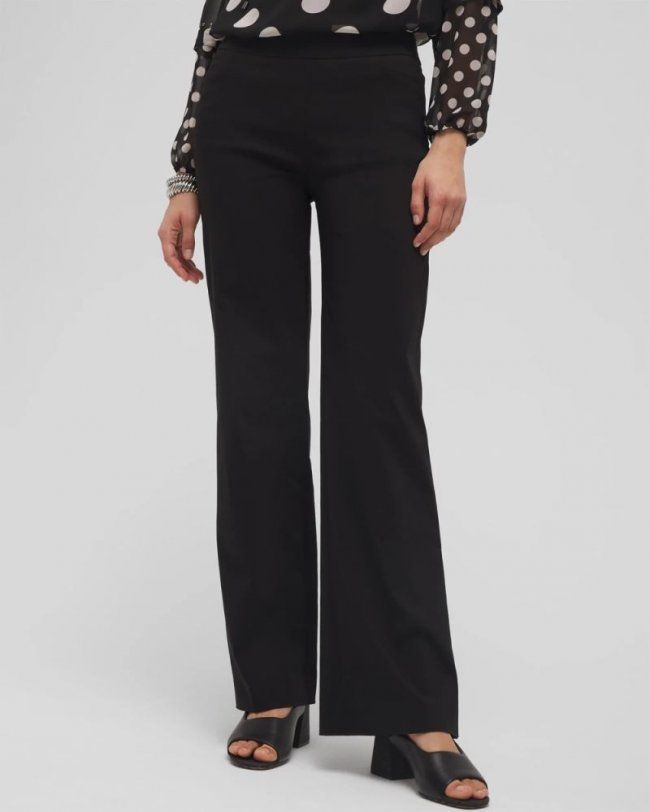 Chicos Brigitte™ Slim Wide-Leg Pants - BLACK Chicos Brigitte™ Slim Wide-Leg Pants - BLACK
