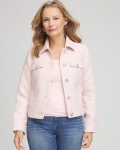 Chicos Boucle Casual Jacket - BLUSHED Chicos Boucle Casual Jacket - BLUSHED