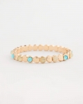 Chicos Quartz Stone Small Stretch Bracelet - LIGHT BLUE Chicos Quartz Stone Small Stretch Bracelet - LIGHT BLUE