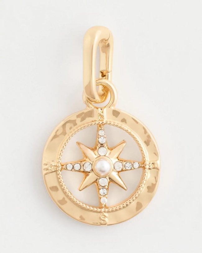 Chicos Compass Charm - GOLD