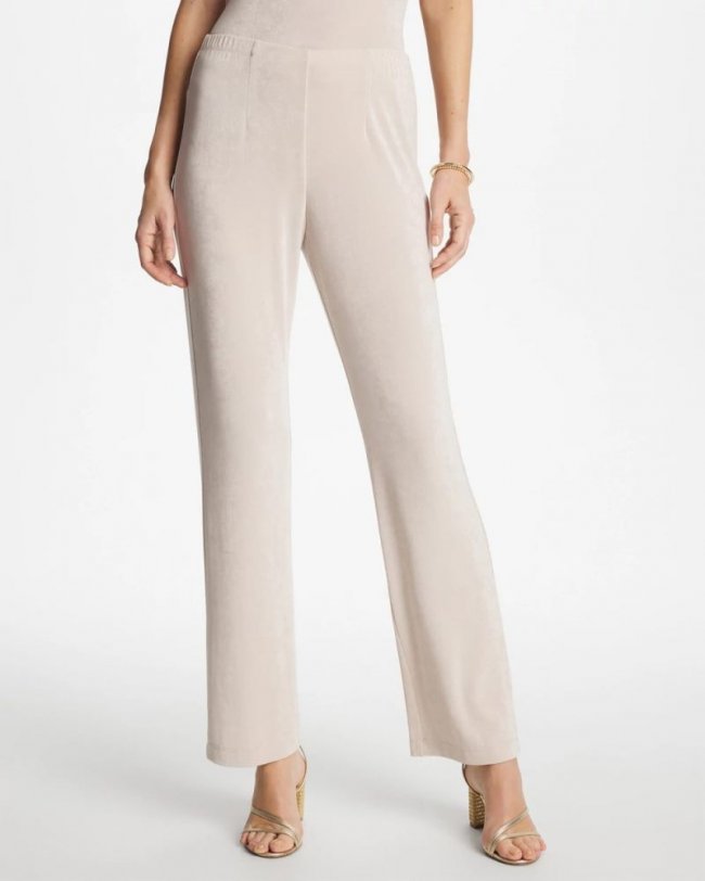 Chicos Travelers™ No Tummy Pants - SMOKEY TAUPE