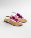 Chicos Sunset Flower Sandal - PINK Chicos Sunset Flower Sandal - PINK