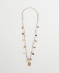 Chicos Drop Off Pendant Necklace - NEUTRAL Chicos Drop Off Pendant Necklace - NEUTRAL