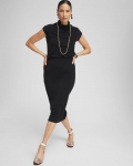 Chicos Travelers™ No Tummy Skirt - TRAVELERS BLACK