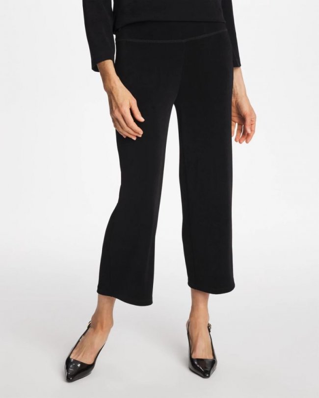 Chicos Travelers™ So Slimming Crop - TRAVELERS BLACK