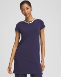 Chicos Travelers™ Knit Tunic - PASSPORT BLUE