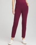 Chicos Zenergy® Soft Ankle Pants - DEEP CHIANTI