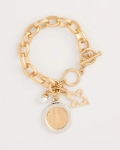Chicos Toggle Bar Charm Bracelet - GOLD Chicos Toggle Bar Charm Bracelet - GOLD