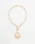Chicos Goldtone Toggle Pendant Necklace - GOLD Chicos Goldtone Toggle Pendant Necklace - GOLD