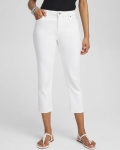 Chicos No Stain Girlfriend Cropped Jeans - ALABASTER Chicos No Stain Girlfriend Cropped Jeans - ALABASTER