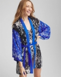 Chicos Miraclesuit® Talavera Kimono - MIDNIGHT AND WHITE Chicos Miraclesuit® Talavera Kimono - MIDNIGHT AND WHITE