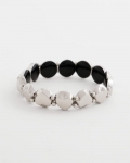 Chicos Reversible Round Stretch Bracelet - BLACK Chicos Reversible Round Stretch Bracelet - BLACK