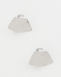 Chicos Silver Fan Clip On Earrings - SILVER Chicos Silver Fan Clip On Earrings - SILVER