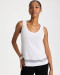 Chicos Travelers™ Sheer Stripe Tank - TRAVELERS WINTER DRIFT Chicos Travelers™ Sheer Stripe Tank - TRAVELERS WINTER DRIFT