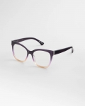 Chicos Cat Eye Colorblock Readers - PURPLE