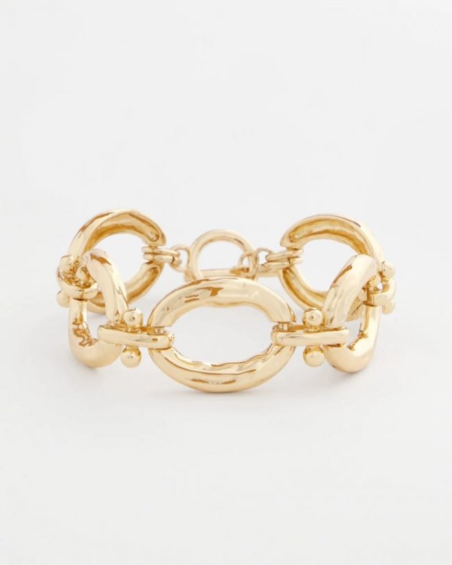 Chicos Open Link Toggle Bracelet - GOLD