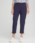 Chicos Zenergy® UPF Rib Mix Cropped Pants - PASSPORT BLUE Chicos Zenergy® UPF Rib Mix Cropped Pants - PASSPORT BLUE