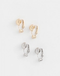 Chicos Clip Earring Converters - MIXED METALS Chicos Clip Earring Converters - MIXED METALS