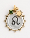 Chicos Leo Zodiac Charm Pendant - MIXED METALS Chicos Leo Zodiac Charm Pendant - MIXED METALS