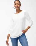 Chicos Caviar Bead Pullover Sweater - ECRU Chicos Caviar Bead Pullover Sweater - ECRU