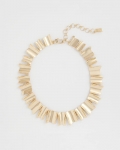 Chicos Gold Wave Collar Necklace - GOLD Chicos Gold Wave Collar Necklace - GOLD